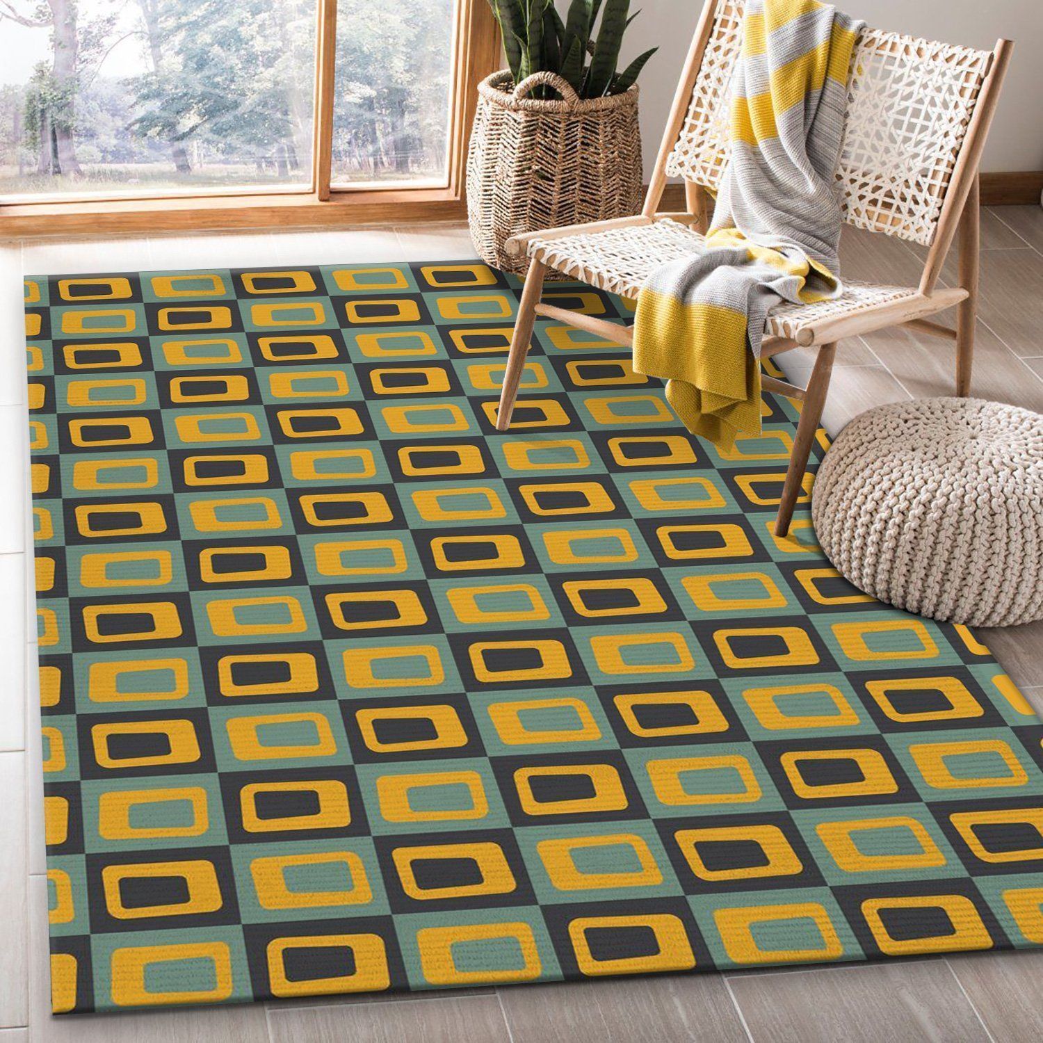 Midcentury Pattern 74 Area Rug