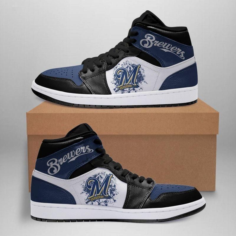 Milwaukee Brewers 2 Mlb Air Jordan Shoes Sport Sneakers