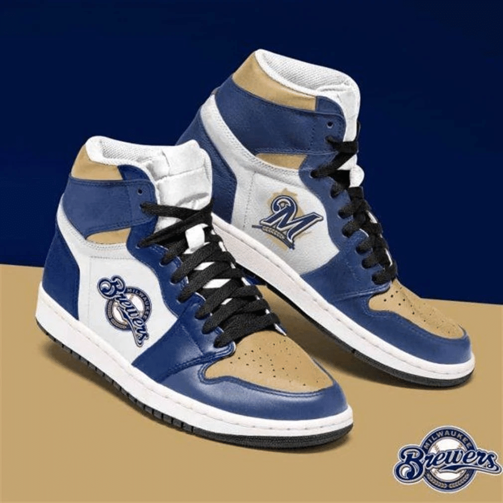 Milwaukee Brewers Mlb Baseball Air Jordan Shoes Sport Sneakers