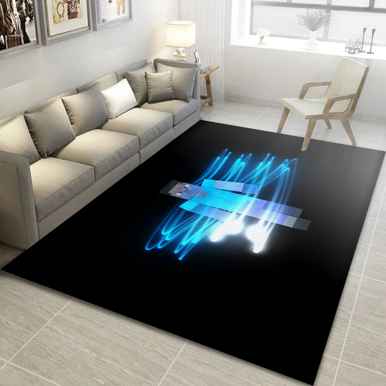 Minecraft Video Game Area Rug For Christmas