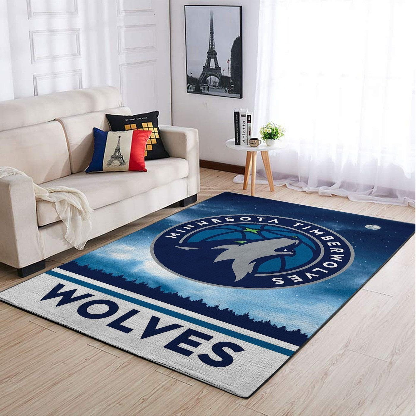 Minnesota Timberwolves Nba Team Logo Style Nice Gift Home Decor Rectangle Area Rug - Indoor Outdoor Rugs