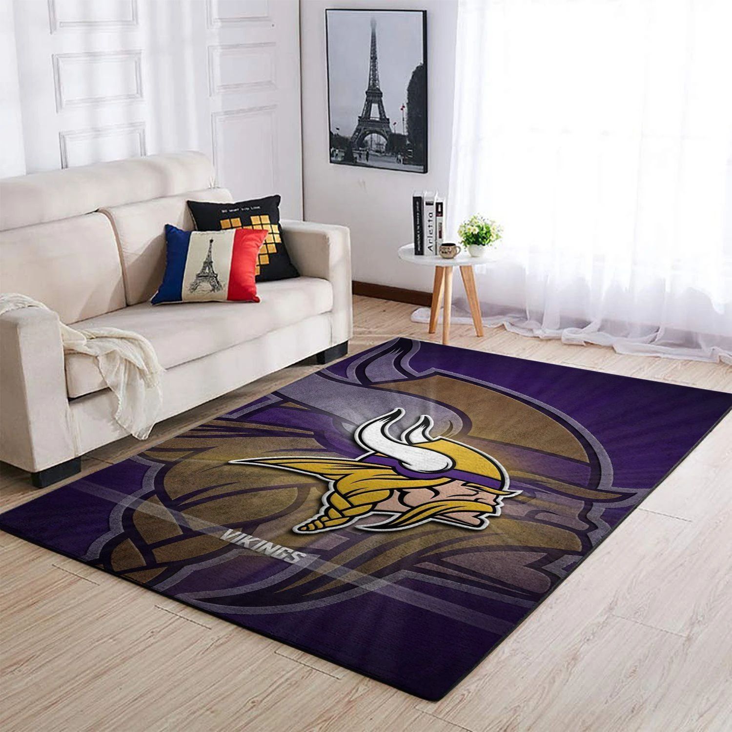 Minnesota Vikings Area Rug Nfl Football Floor Decor 1910074 - Indoor Outdoor Rugs