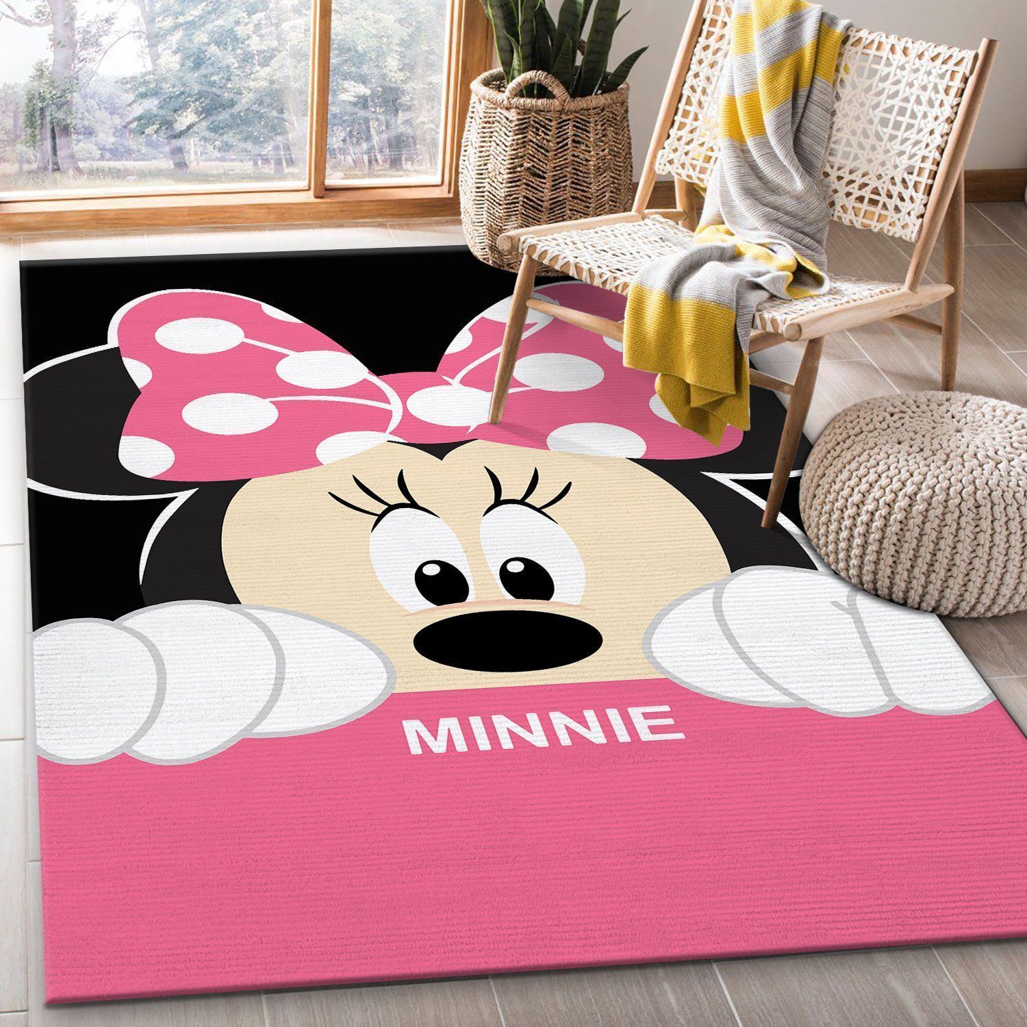 Minnie Mouse Area Rugs Disney Movies Living Room Carpet Local Brands Floor Decor The US Decor - Indoor Outdoor Rugs