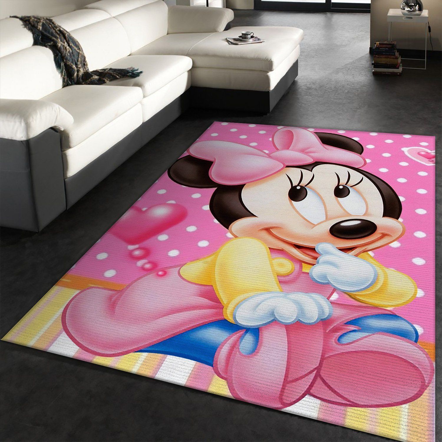 Minnie Mouse Disney Movies Area Rugs Living Room Carpet Floor Decor The US Decor - Indoor Outdoor Rugs