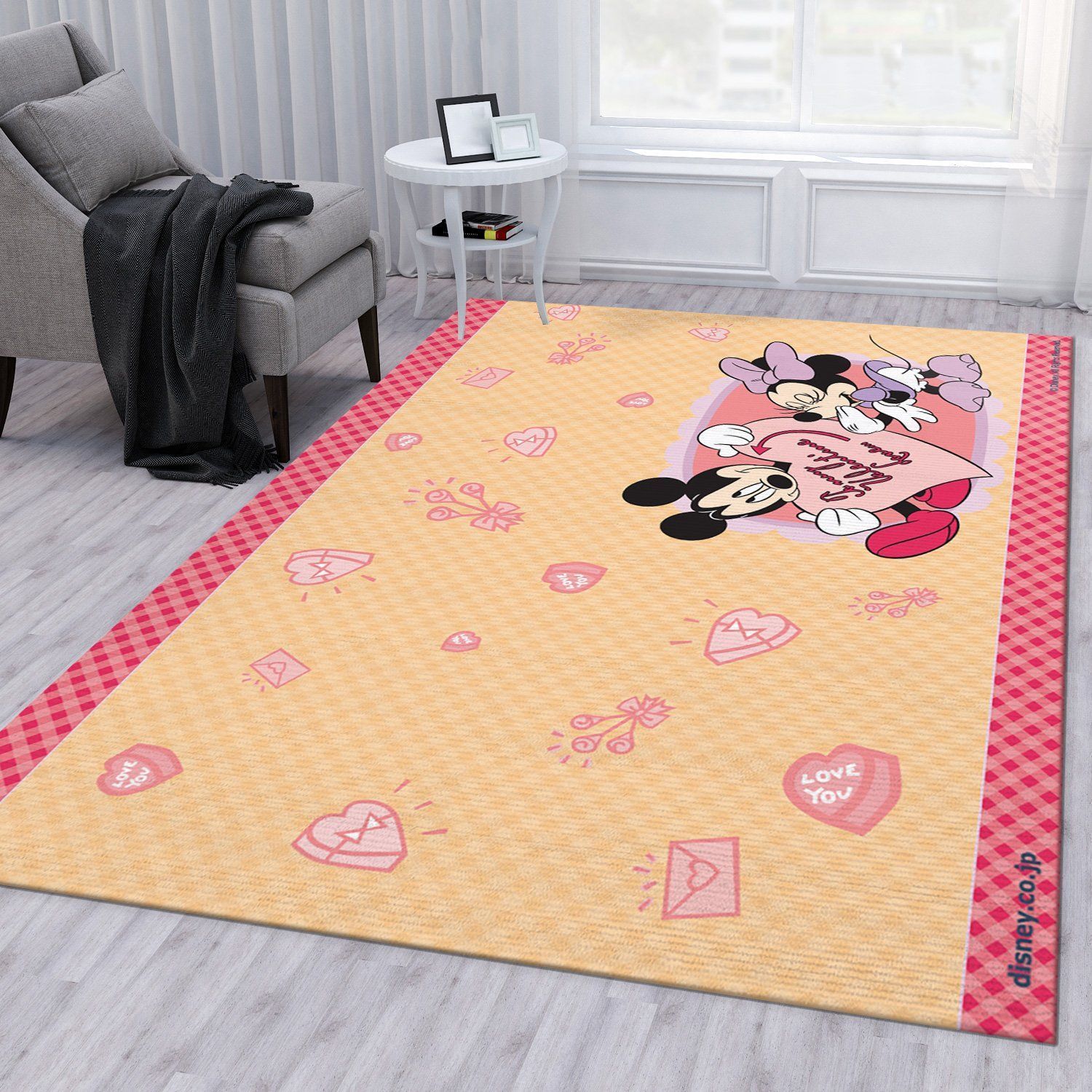 Minnie Mouse Ver10 Area Rug For Christmas Bedroom Rug Christmas Gift US Decor - Indoor Outdoor Rugs
