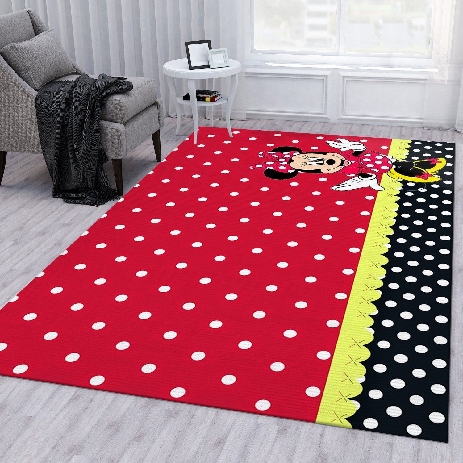 Minnie Mouse Ver11 Movie Area Rug Bedroom Rug Christmas Gift US Decor - Indoor Outdoor Rugs