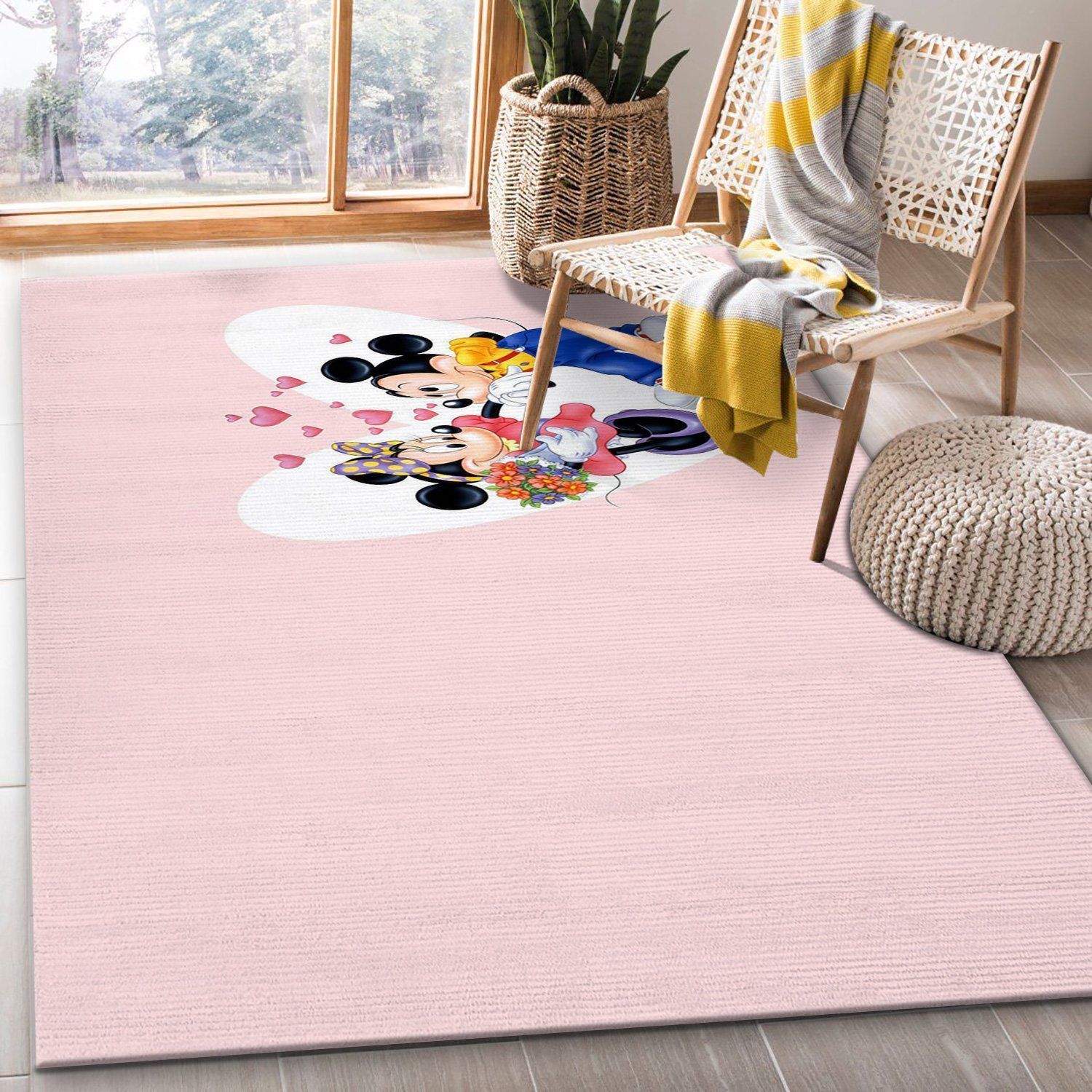 Minnie Mouse Ver14 Movie Area Rug Bedroom Rug Home US Decor - Indoor Outdoor Rugs