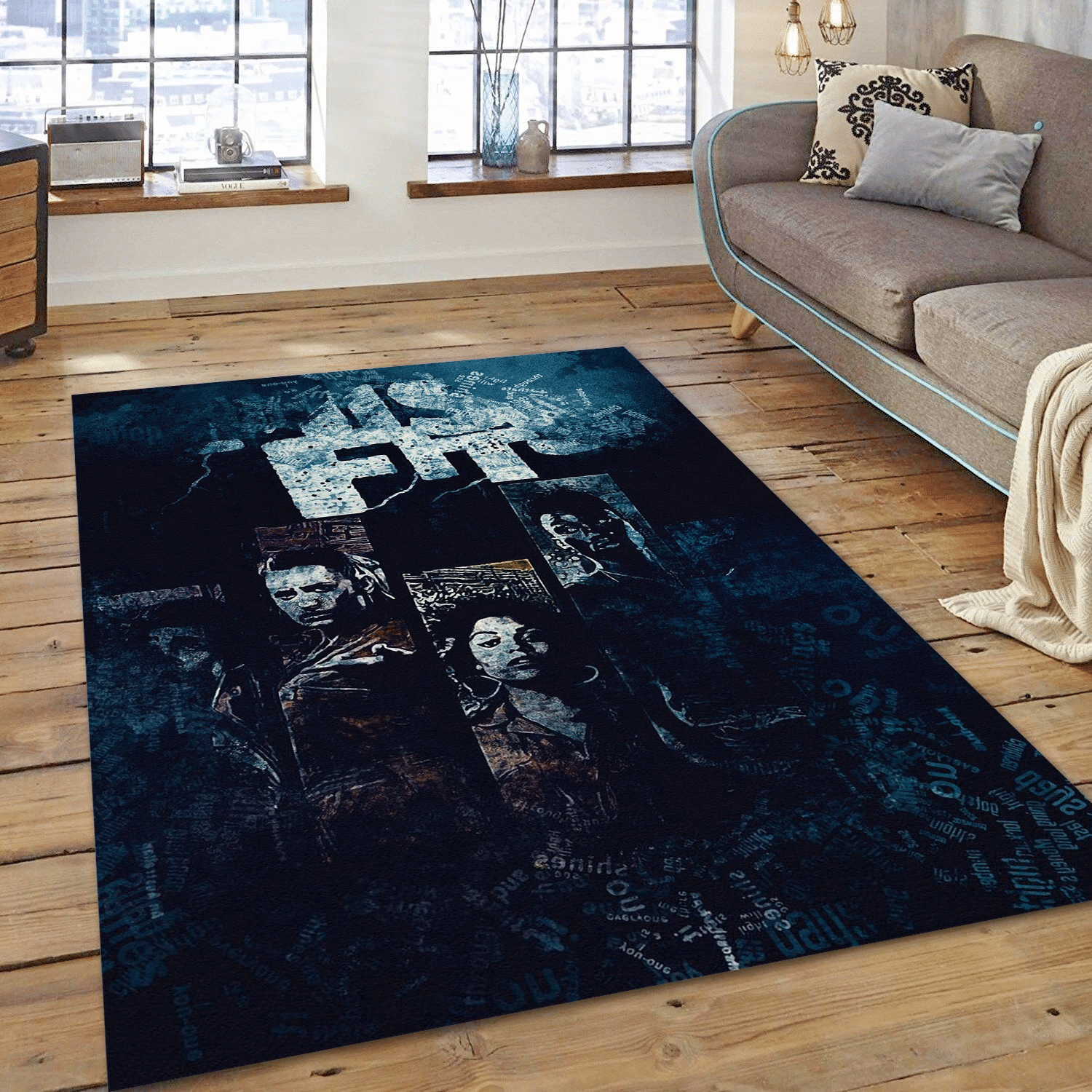 Misfits 1 Music Area Rug Carpet