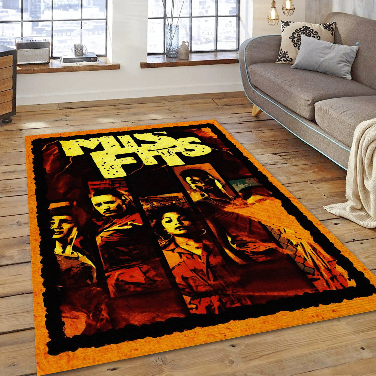 Misfits 2 Music Area Rug