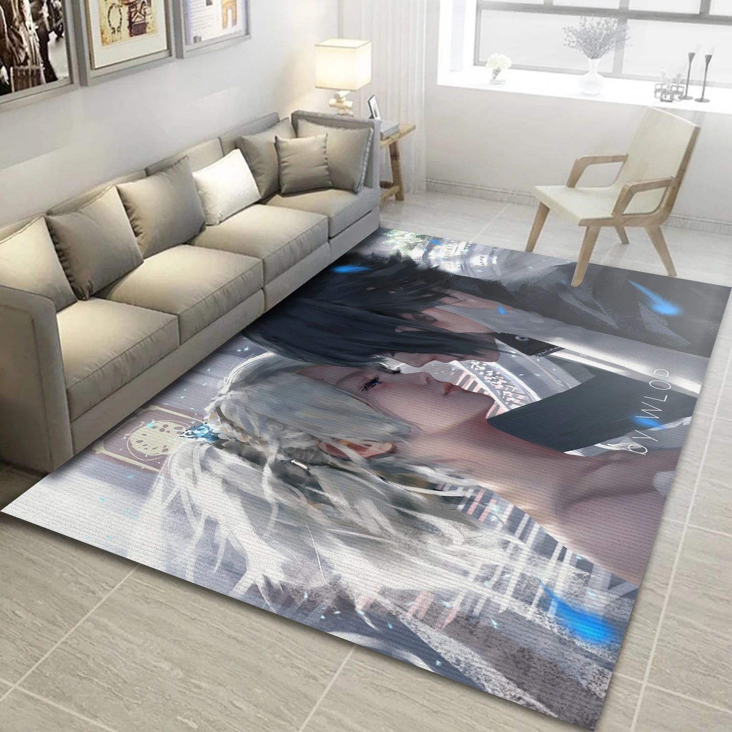 Moon And Night Gaming Area Rug