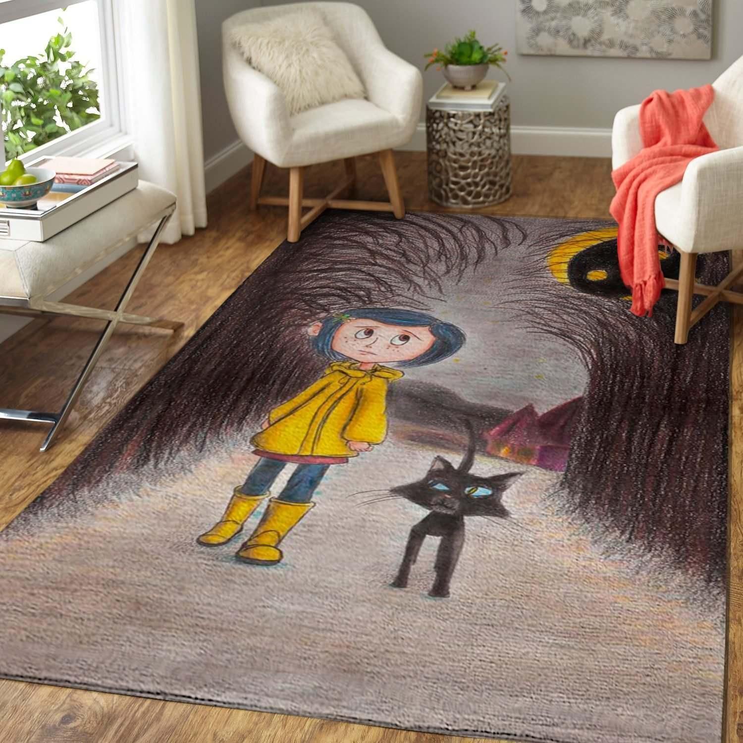 Movie Home Decor Coraline Area Rug Chrismas Gift - Indoor Outdoor Rugs