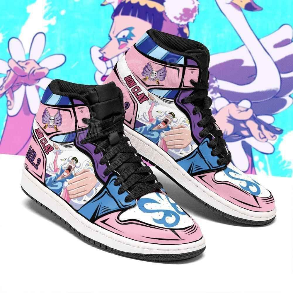 Mr 2 Bon Clay One Piece Sneakers Anime Air Jordan Shoes Sport