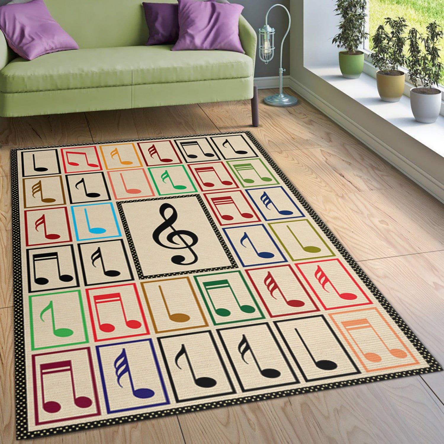 Music Rug Bedroom Carpet Living Room Rug Home Decor