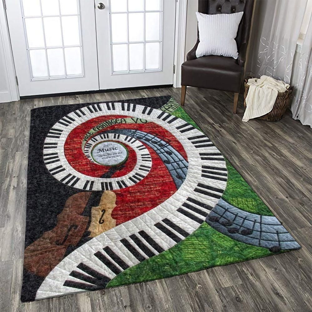 Music Rug Chrismas Gift - Indoor Outdoor Rugs