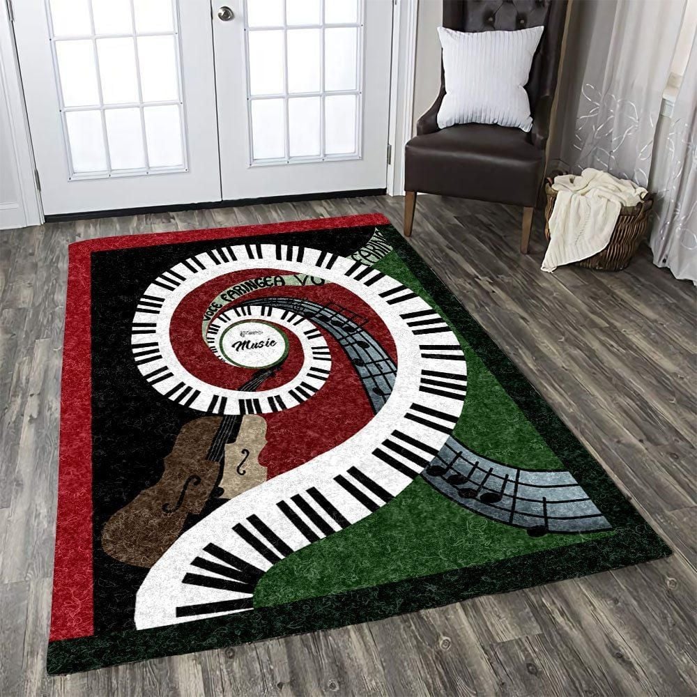 Music Rug Chrismas Gift - Indoor Outdoor Rugs