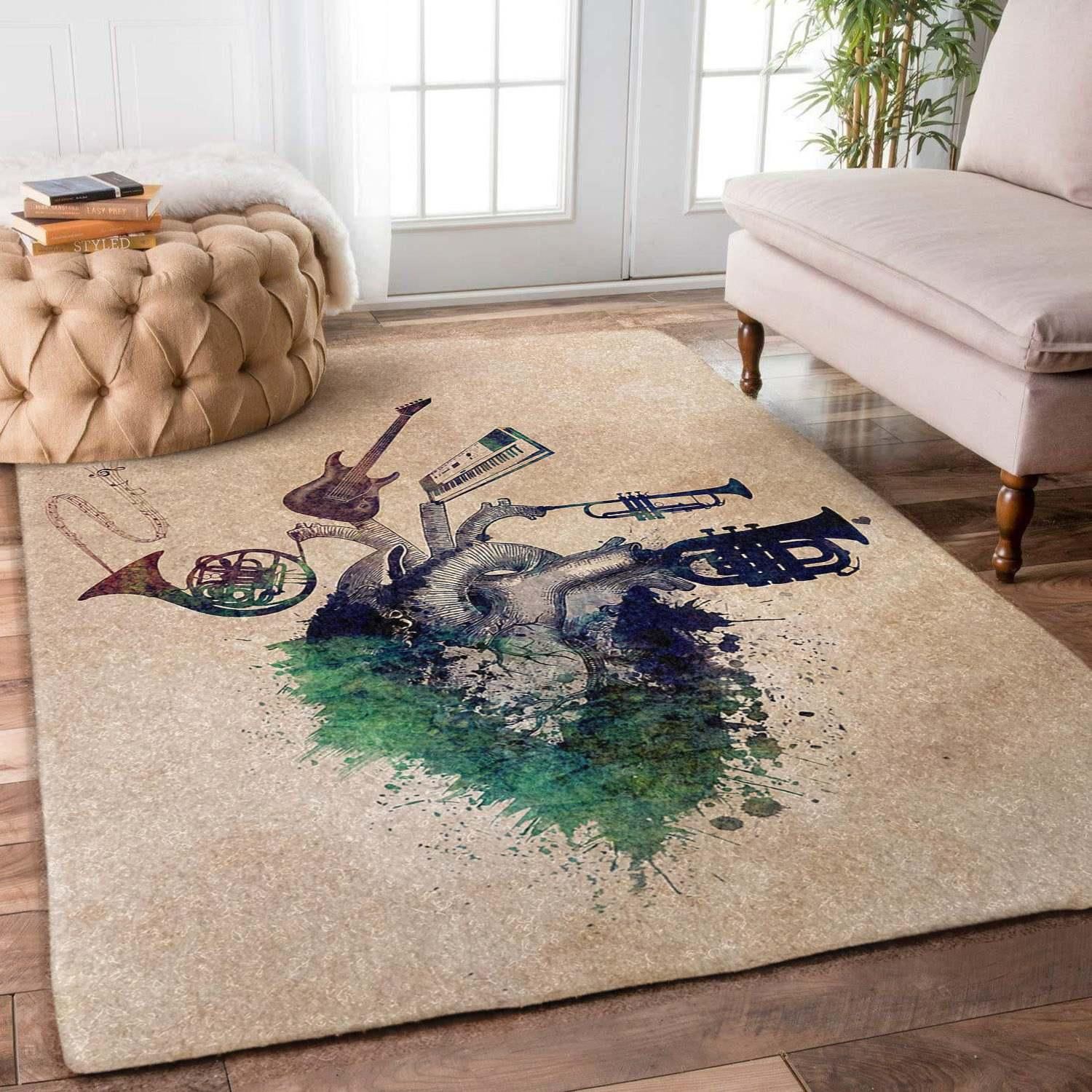 Music Rug Chrismas Gift - Indoor Outdoor Rugs