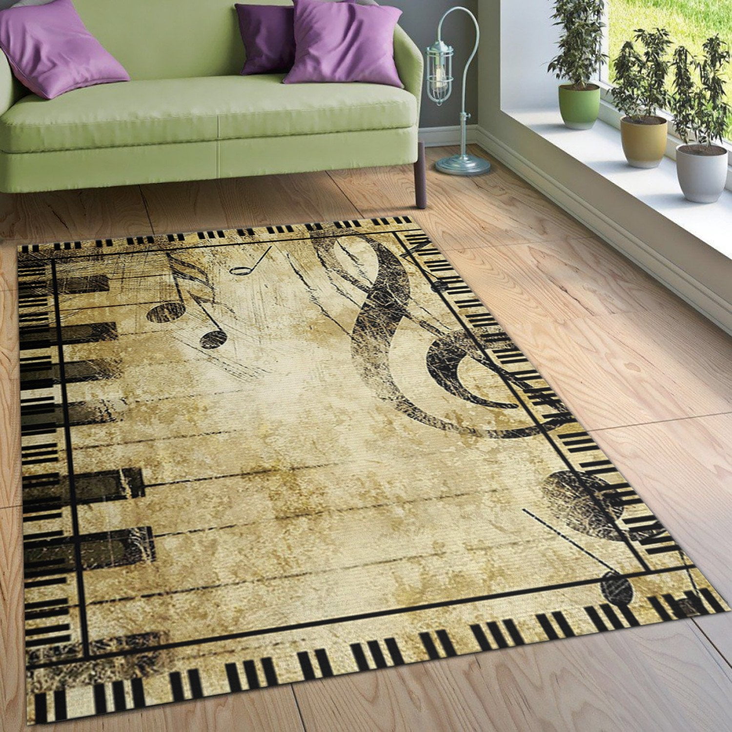 Music Rug Living Room Carpet Living Room Rug Home Decor