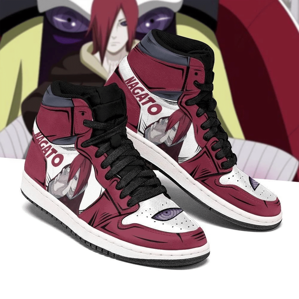 Naruto Nagato Eyes Costume Naruto Anime Air Jordan 2021 Shoes Sport Sneakers