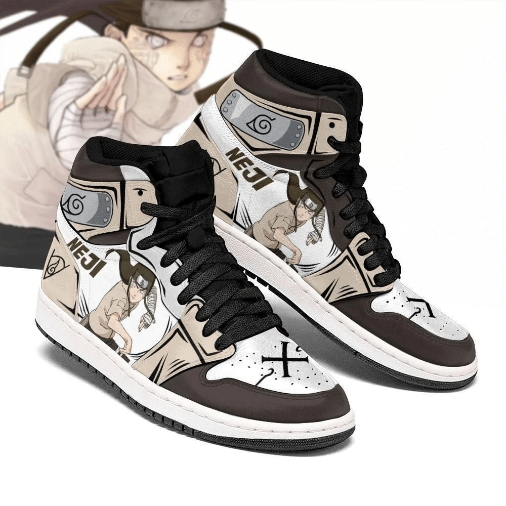 Naruto Neji Hyuga Shoes Symbol Costume Anime Sneakers Air Jordan Shoes Sport