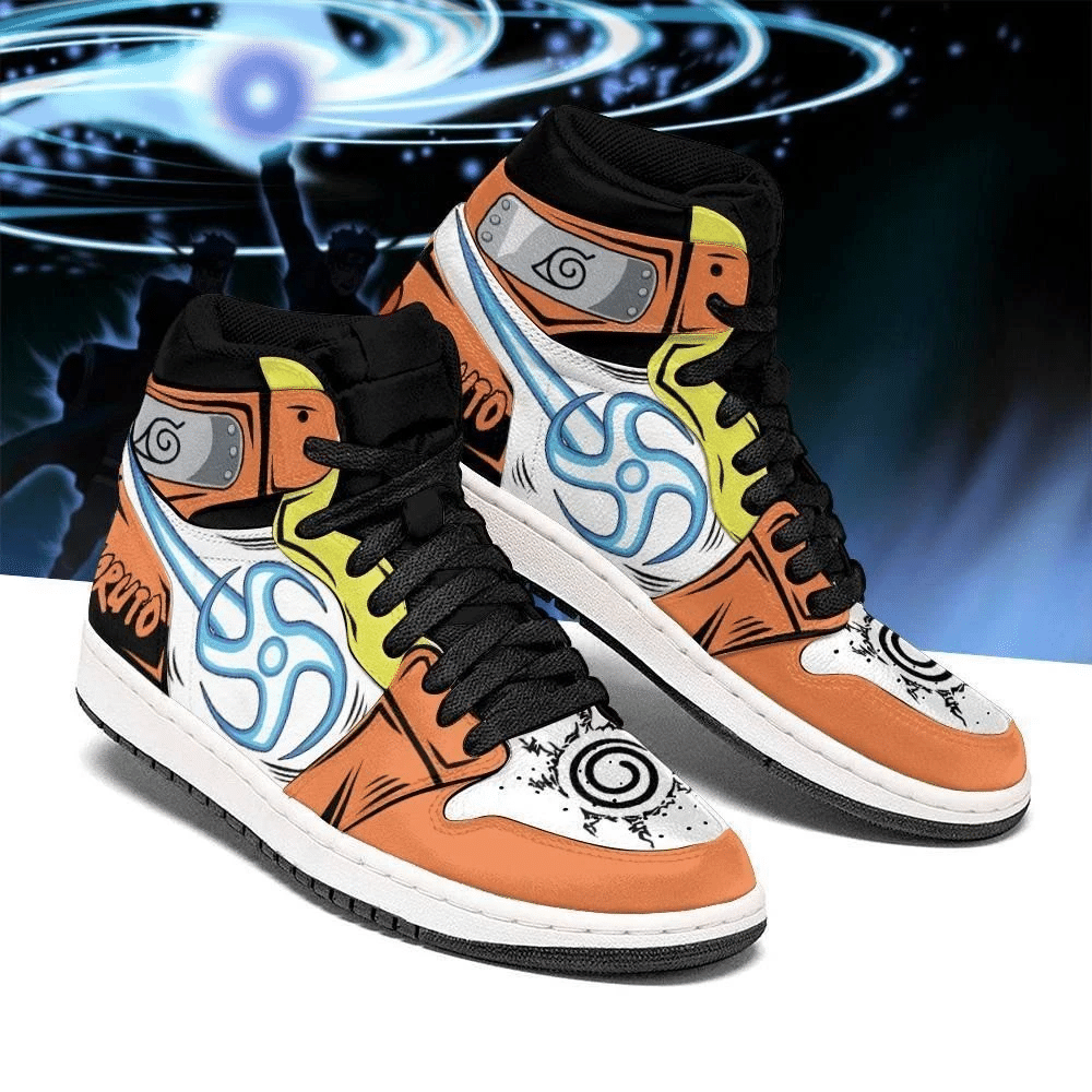 Naruto Rasenshuriken Air Jordan 1 High Shoes Sport Sneakers