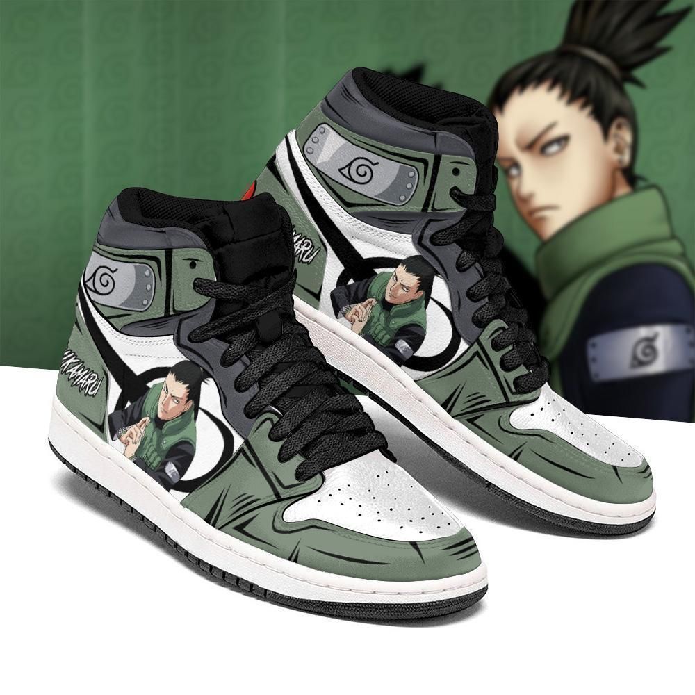 Naruto Shikamaru Shoes Uniform Costume Anime Sneakers Air Jordan Shoes Sport