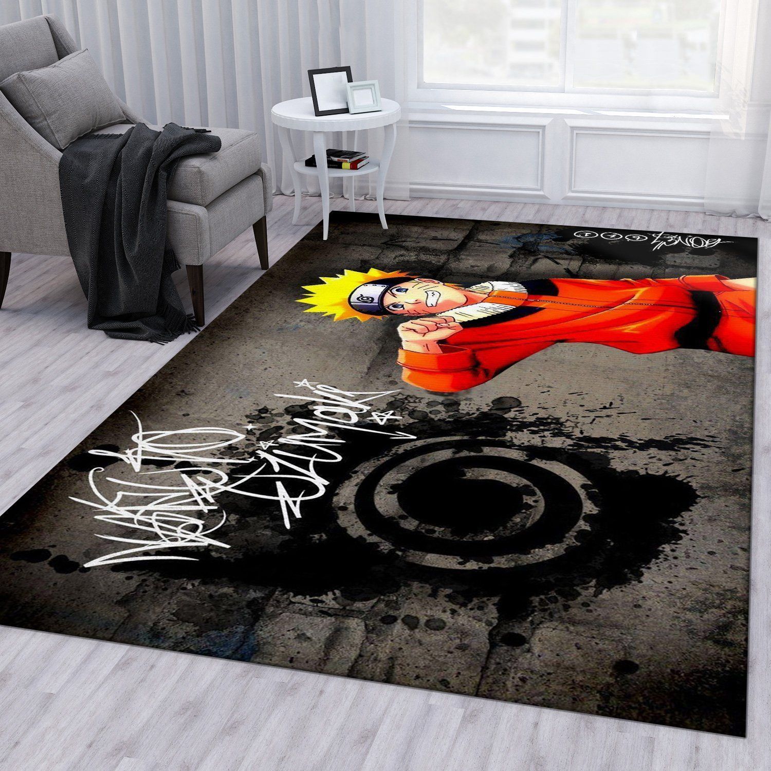 Naruto Ver10 Anime Rug Living Room Rug Home Decor Floor Decor - Indoor Outdoor Rugs