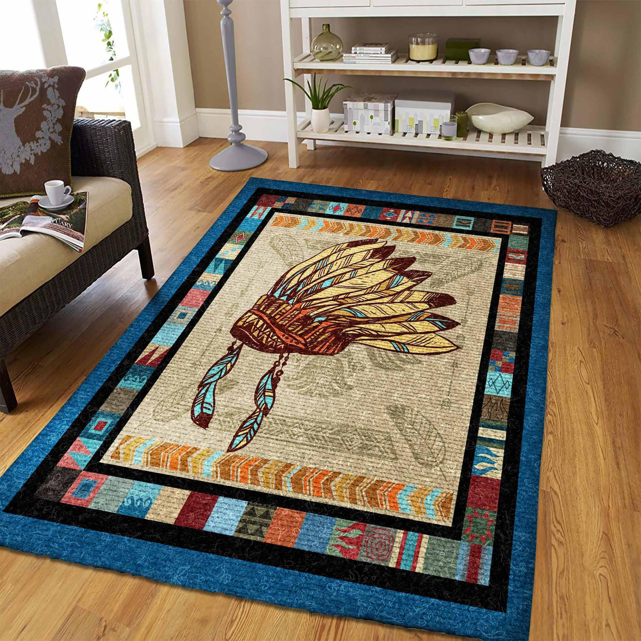 Native American Rug Chrismas Gift - Indoor Outdoor Rugs