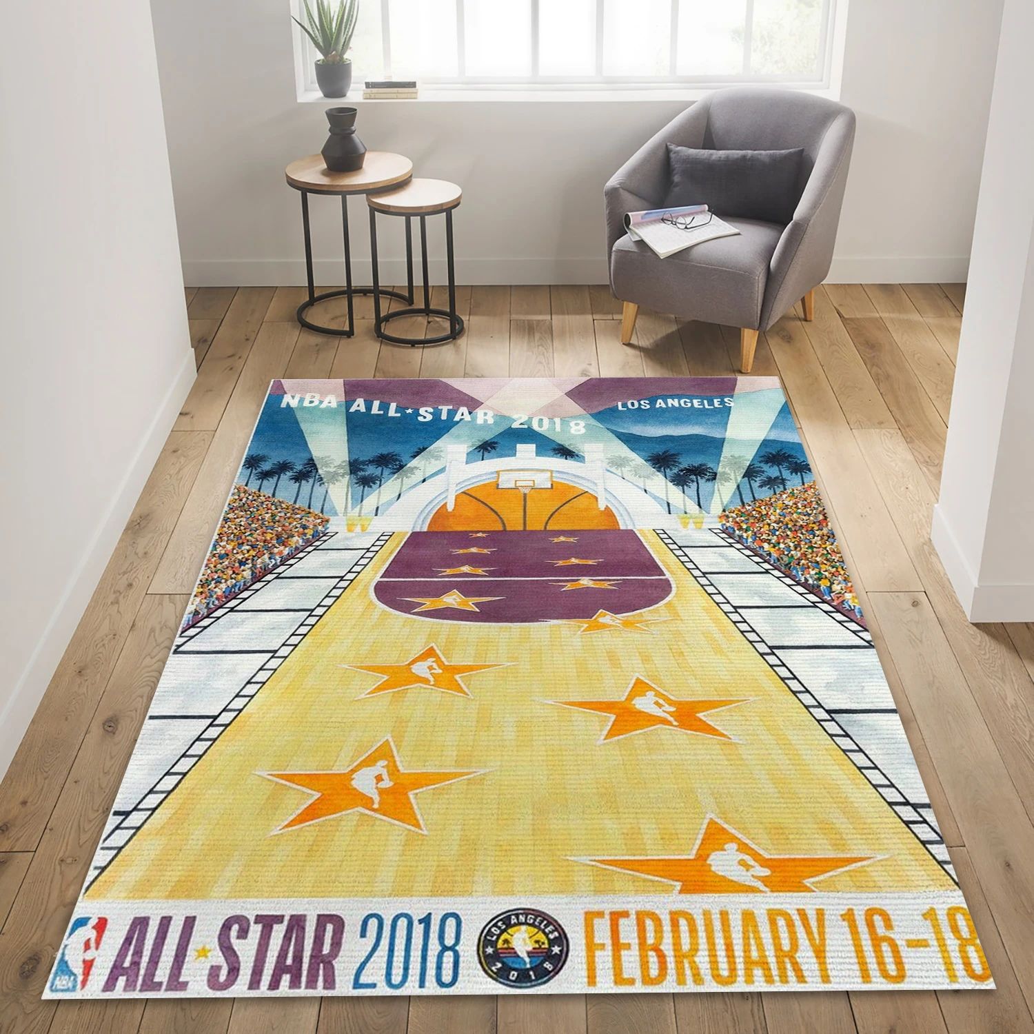 Nba All Star NBA Area Rug