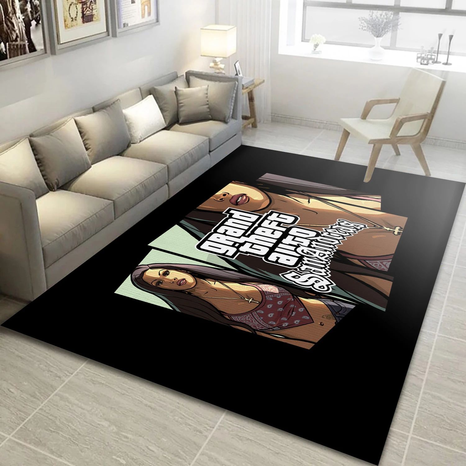 Necklace Video Game Area Rug For Christmas