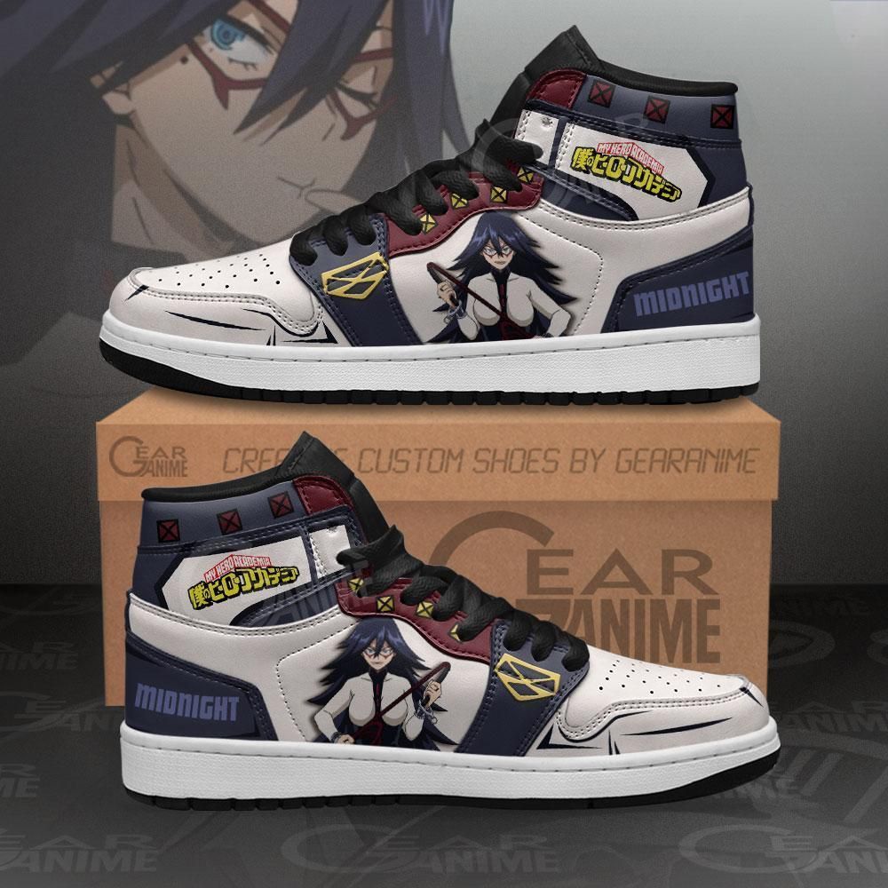 Nemuri Kayama Midnight My Hero Academia Anime Air Jordan Shoes Sport Sneakers