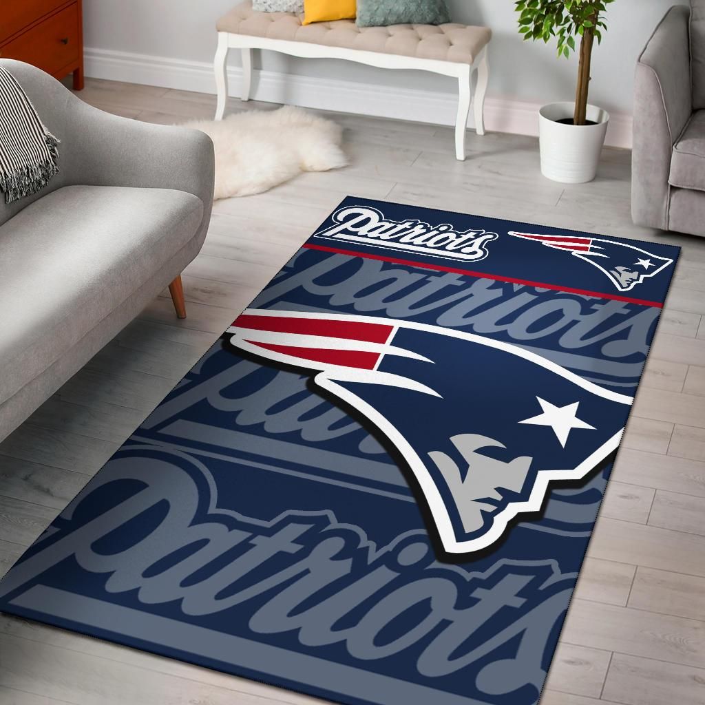 New England Patriot NFL Rug For Bedroom Home Decor Floor Decor - Indoor Outdoor Rugs