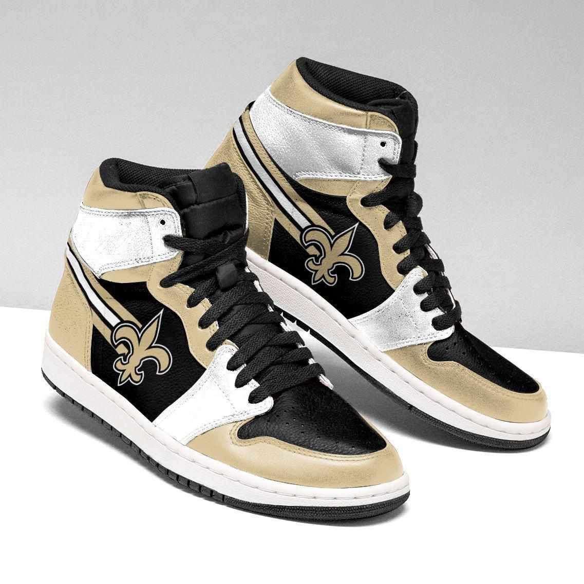 New Orleans Saints 2 Nfl Football Air Jordan Shoes Sport Sneakers