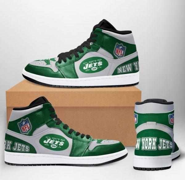 New York Jets Nfl Football Air Jordan Shoes Sport Sneakers