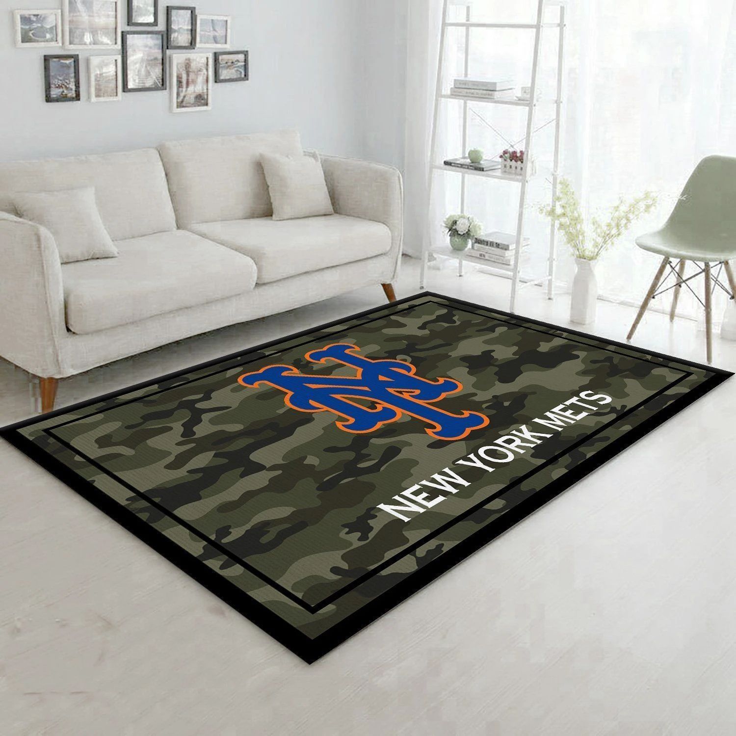 New York Mets MLB Baseball Area Rug MLB251089 Baseball Floor Decor The US Decor - Indoor Outdoor Rugs