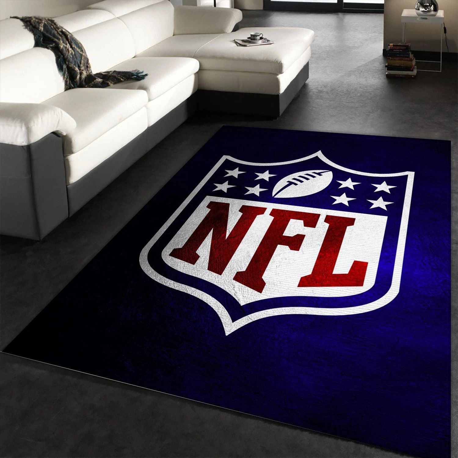 Nfl Blue NFL Area Rug Carpet