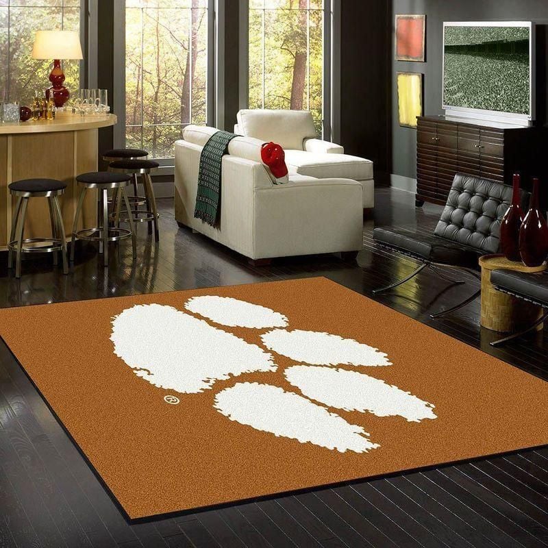 Nfl Football Clemson Tigers Rug Area Rug Home Decor - Indoor Outdoor Rugs