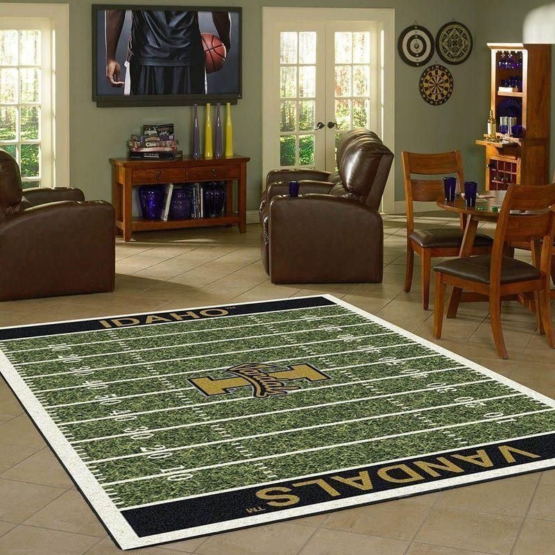 Nfl Football Fans Idaho Vandals Home Field Area Rug Football Home Decor - Indoor Outdoor Rugs