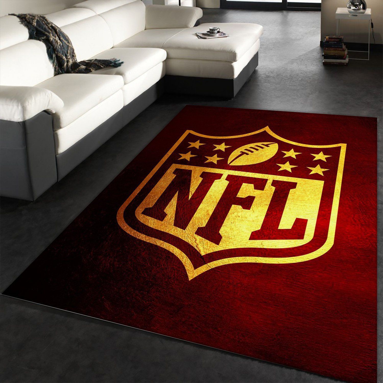 Nfl Red And Gold NFL Area Rug