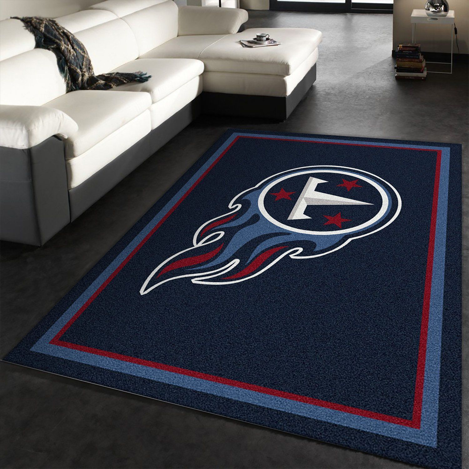 Nfl Spirit Tennessee Titans Area Rug For Christmas, Bedroom Rug, Home US Decor - Indoor Outdoor Rugs