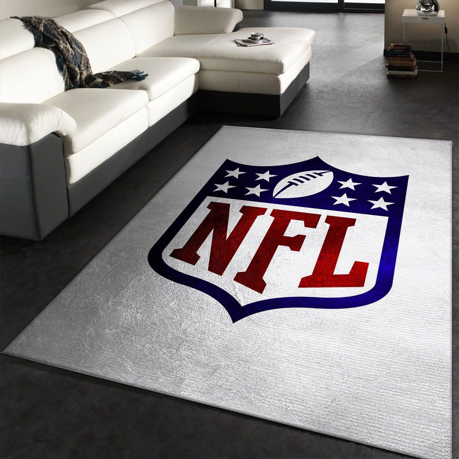 Nfl White NFL Area Rug For Christmas