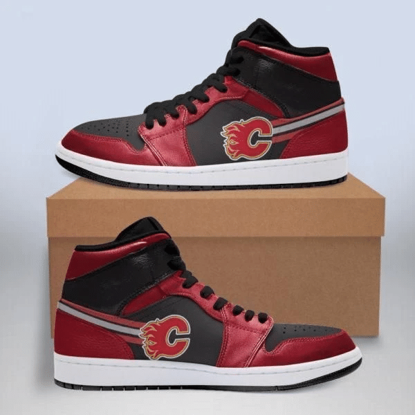 Nhl Calgary Flames Air Jordan 2021 Shoes Sport Sneakers