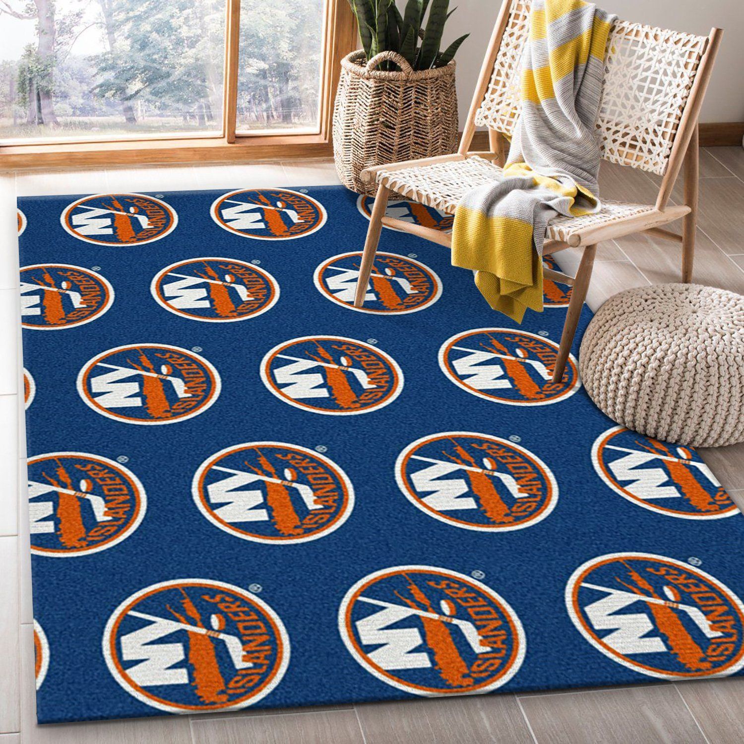 Nhl Repeat New York Islanders Area Rug For Christmas