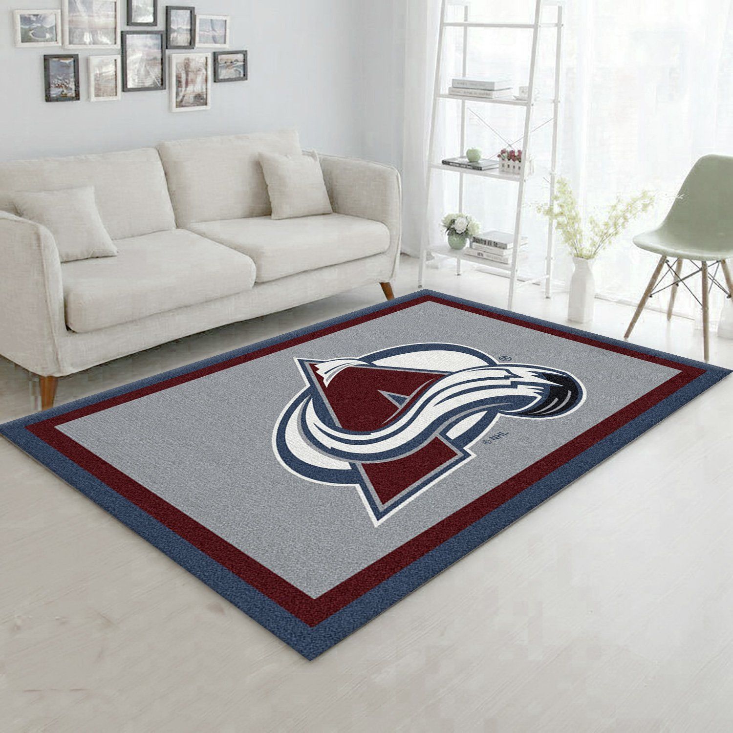 Nhl Spirit Colorado Avalanche Area Rug Carpet, Kitchen Rug, Christmas Gift US Decor - Indoor Outdoor Rugs