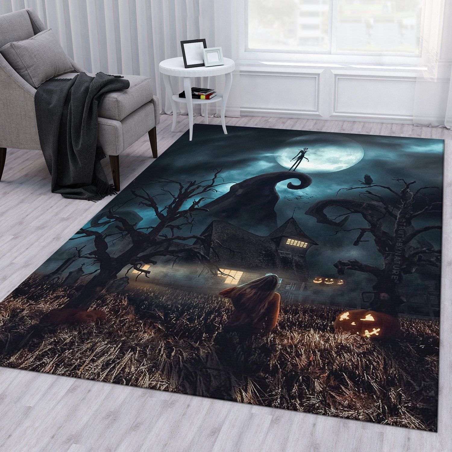 Nightmare Before Christmas Ver7 Area Rug For Christmas Bedroom Rug Family Gift US Decor - Indoor Outdoor Rugs