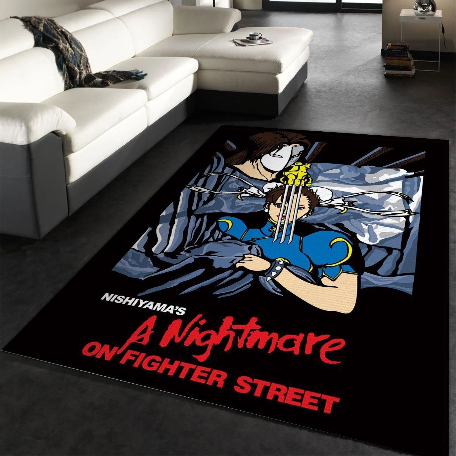 Nightmare On Fight Street Area Rug For Christmas