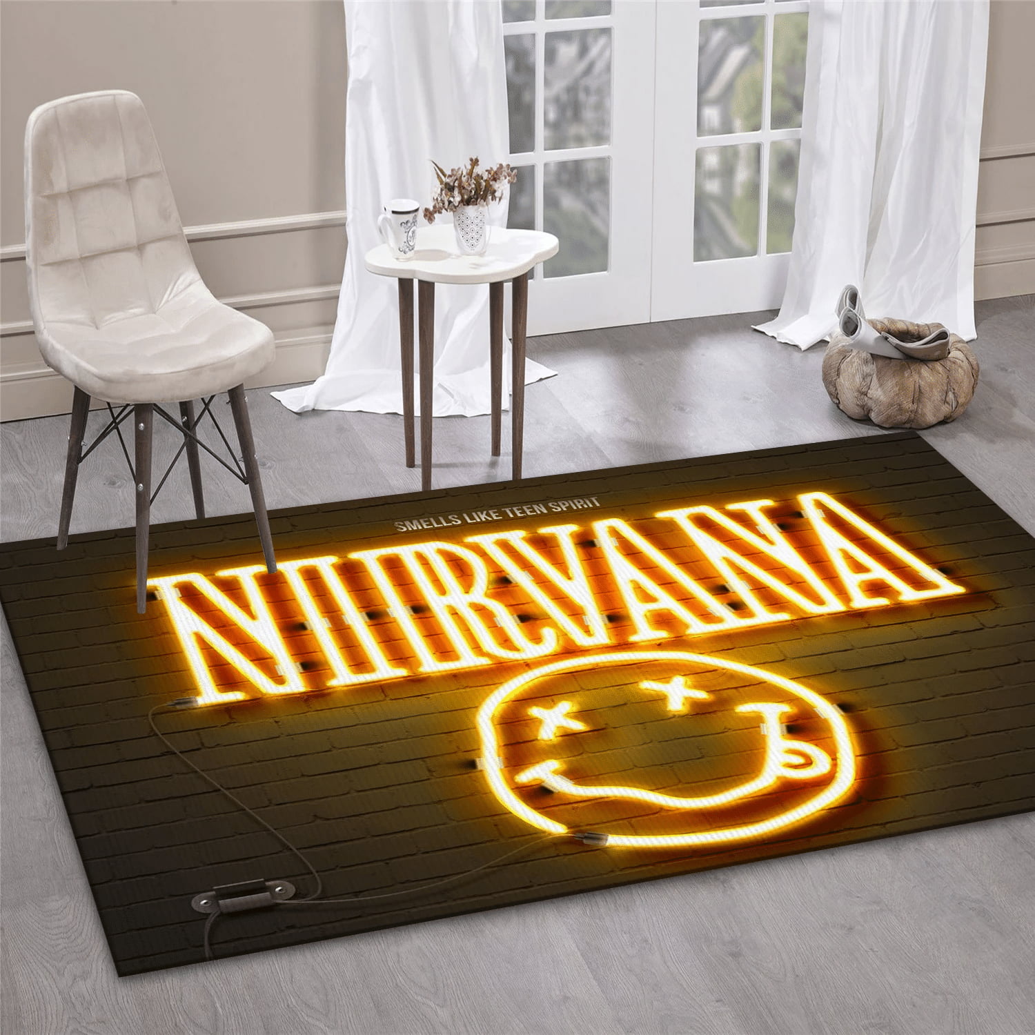 Nirvana Led Music Area Rug