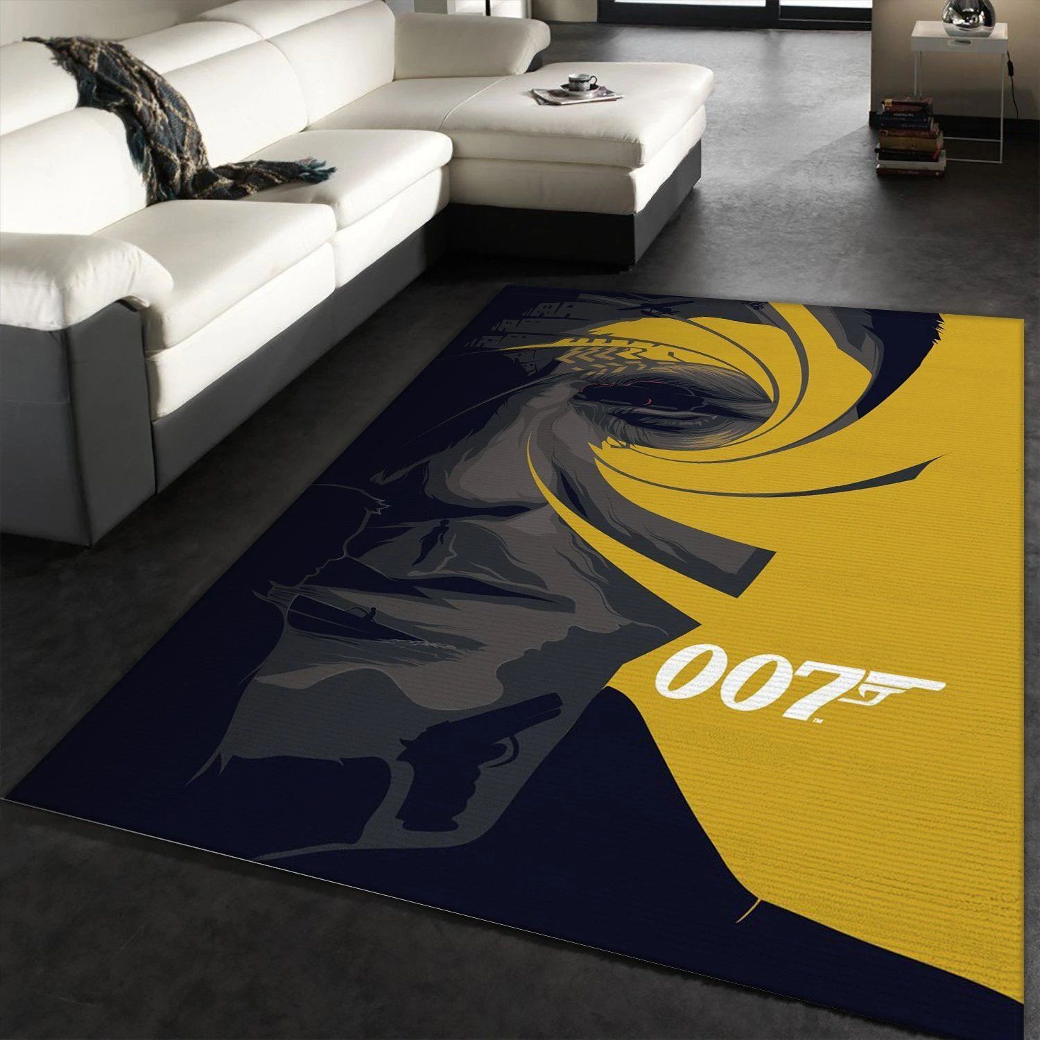 No Time To Die Movie Area Rug For Christmas Bedroom Rug Home US Decor - Indoor Outdoor Rugs