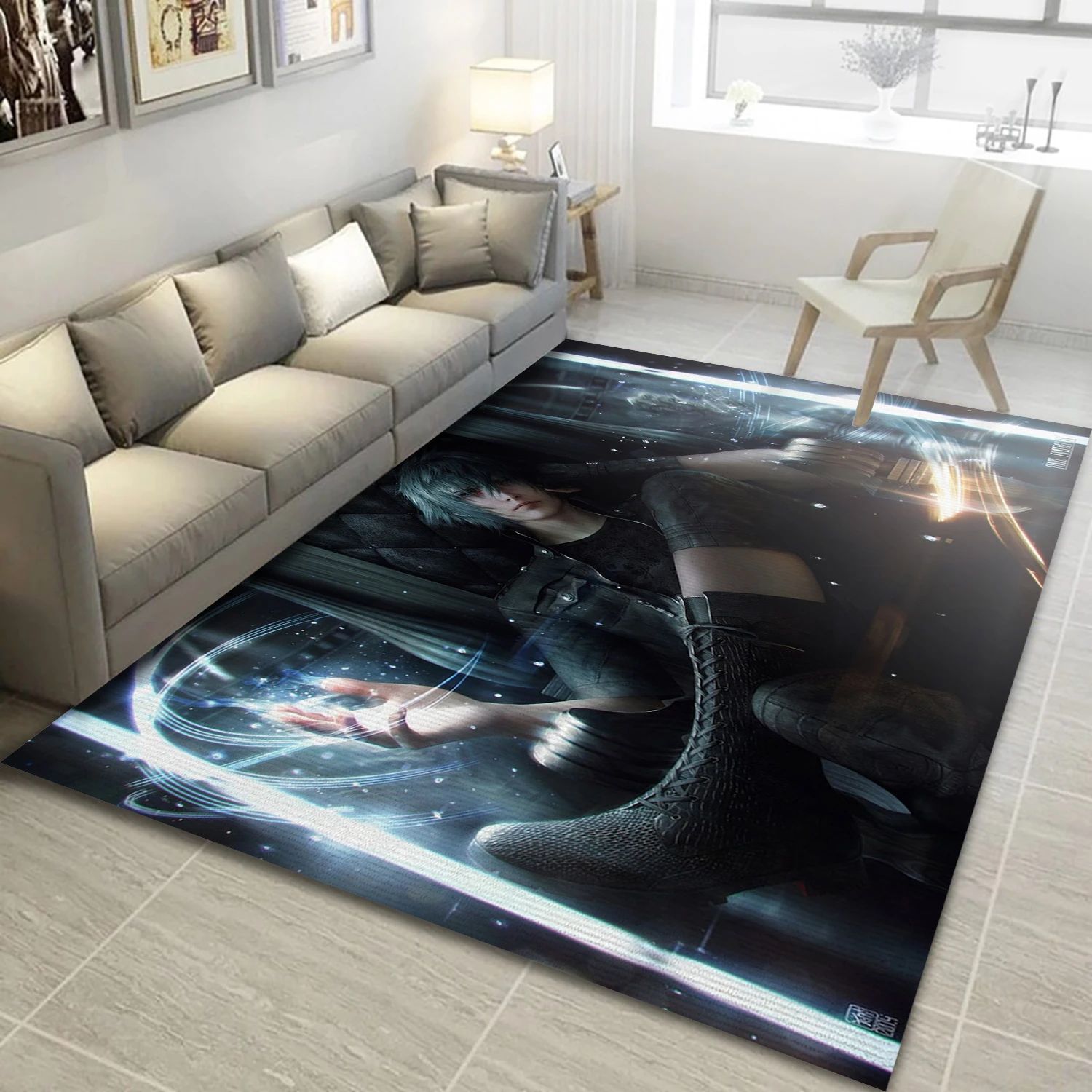 Noctis Lucis Caelum Video Game Area Rug Area