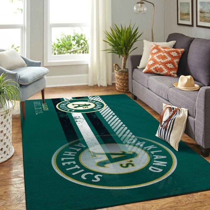 Oakland Athletics Mlb Rug Room Carpet Sport Custom Area Floor Home Decor - Indoor Outdoor Rugs