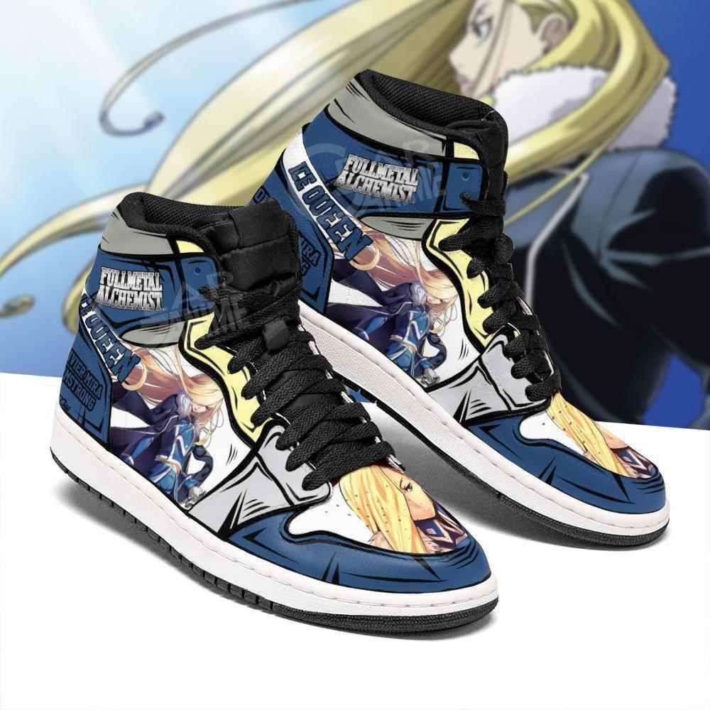 Olivier Armstrong Fullmetal Alchemist Anime Air Jordan 2021 Shoes Sport Sneakers